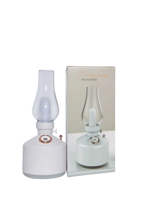 LED Işıklı Vintage Hava Nemlendirici Aromaterapi Difüzörü USB Şarjlı