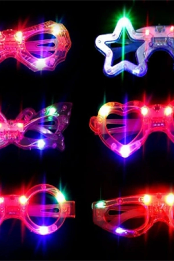 Led Işıklı Yanar Söner Parti Gözlüğü Seti 6 Adet