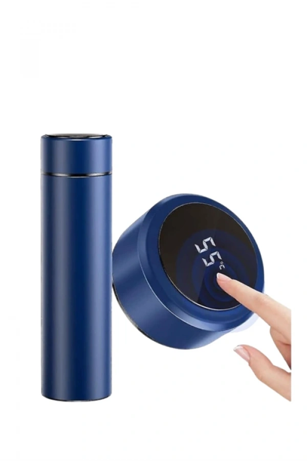 LED Sıcaklık Ölçerli 250 ml Yalıtımlı Termos Şişe