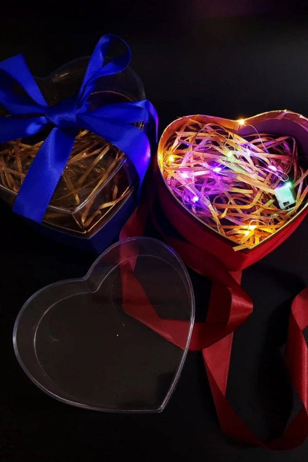 Ledli Kalp Hediye Kutusu