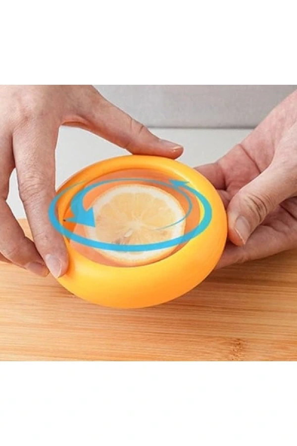 Limon Şeklinde Esnek Yiyecek Saklama Kutusu