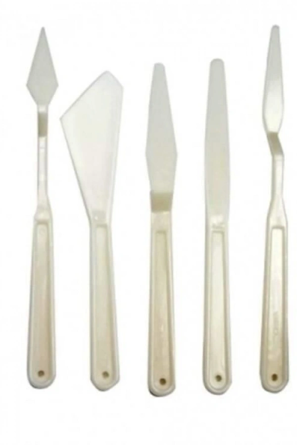 Luna Beyaz Spatula Seti 5 Parça