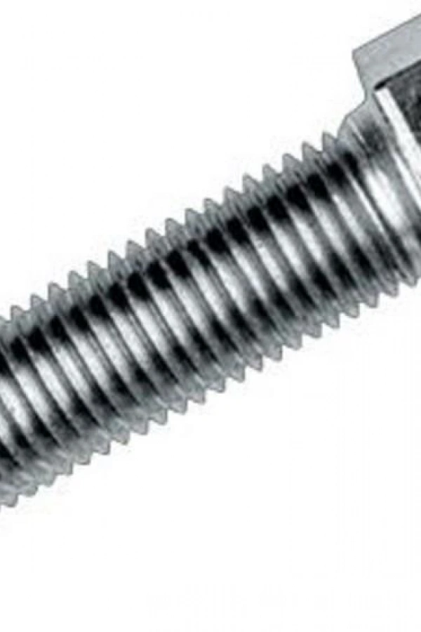 M6X15 Civata DIN 933 8,8 Beyaz Tam Paso (10 Adet)