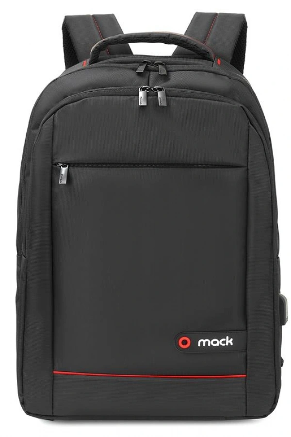 MACK MCC-006 15.6 OFFICE USB GİRİŞLİ NOTEBOOK SIRT ÇANTASI SİYAH