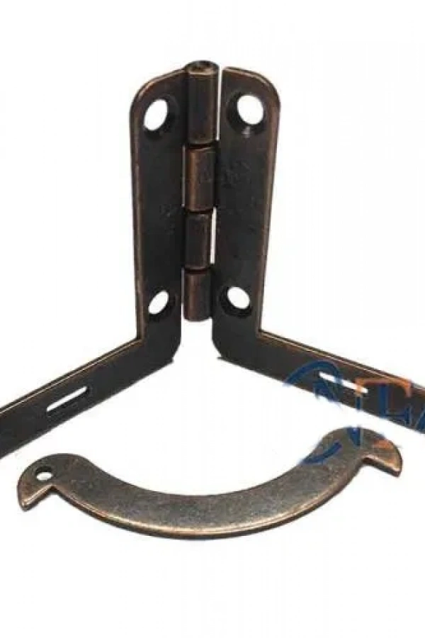 Makaslı Menteşe - 16x36x76mm, Oksit, 100 Adet