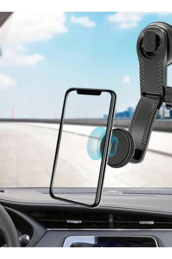 Manyetik 360 Derece Dönebilen Araç İçi Telefon Tutucu