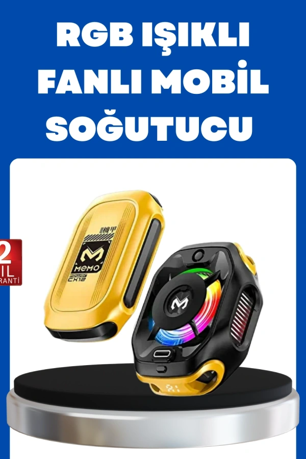 Manyetik Montajlı Dijital Ekranlı Telefon Soğutucu