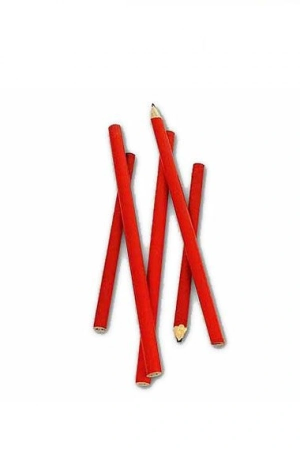 Marangoz Kalemi 12li - Kırmızı