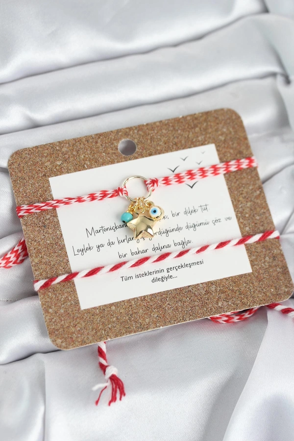 Marteniçka Bileklik 2li Nazar ve Yıldız Model