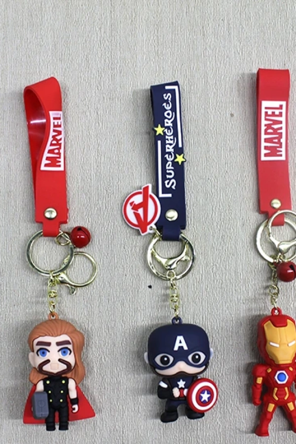 Marvel Karışık Karakter Silikon Anahtarlık