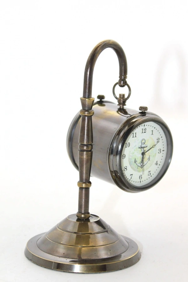 Masa Üstü Pirinç Saat Model 8