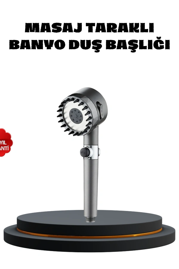 Masaj Uçlu Yüksek Basınçlı Duş Başlığı Spa Etkili