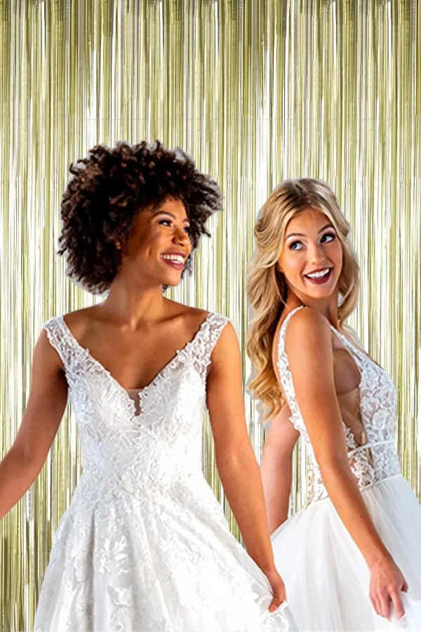 Mat Altın Püsküllü Kapı Perdesi