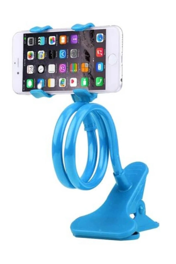 Mavi Renk Akrobat Telefon Tutucu Oynar Başlıklı