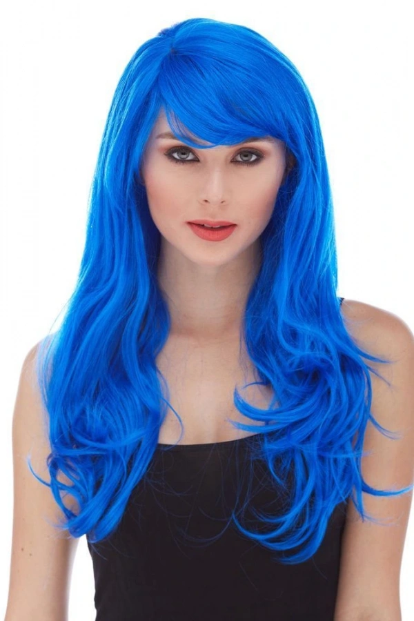 Mavi Renk Parti Peruğu