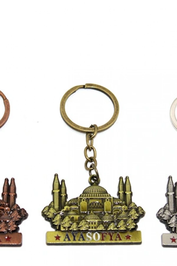 Metal Ayasofya Anahtarlık