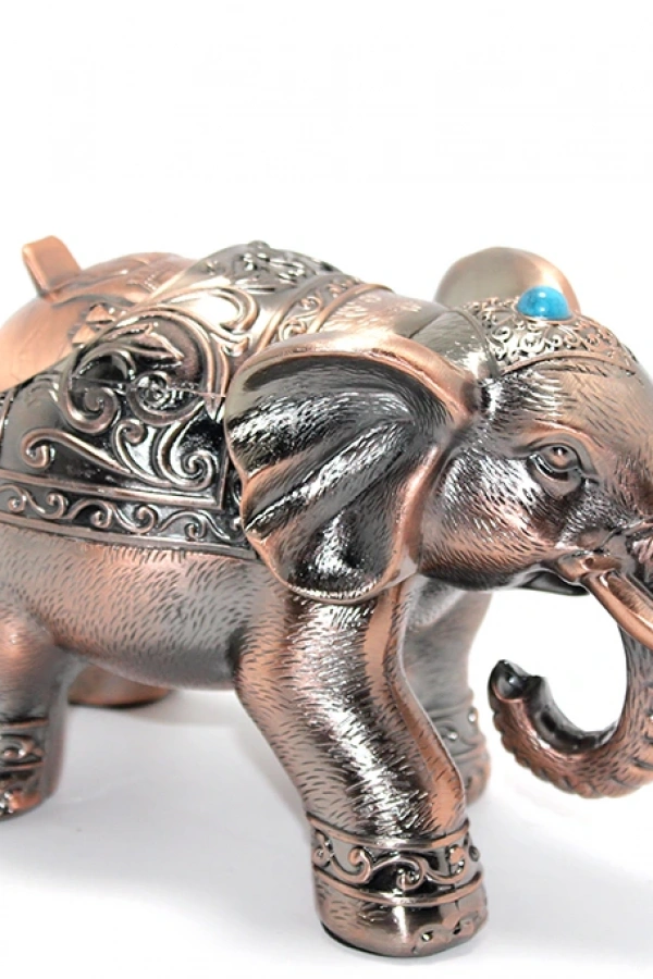 Metal Fil Figürlü Küllük Model 1