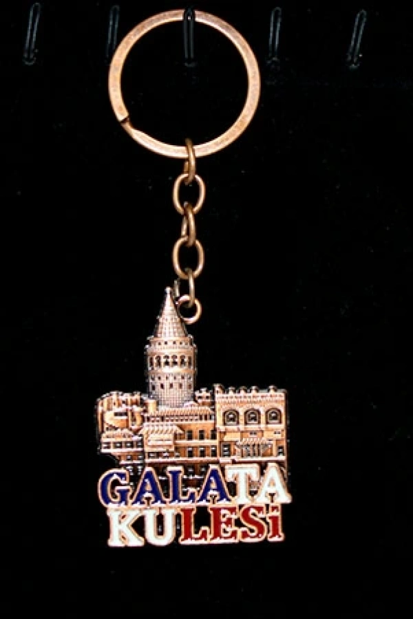 Metal Galata Kulesi Anahtarlık Model 2