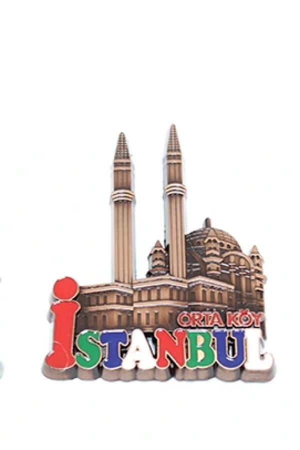 Metal İstanbul Temalı Yöresel Magnet Model 2
