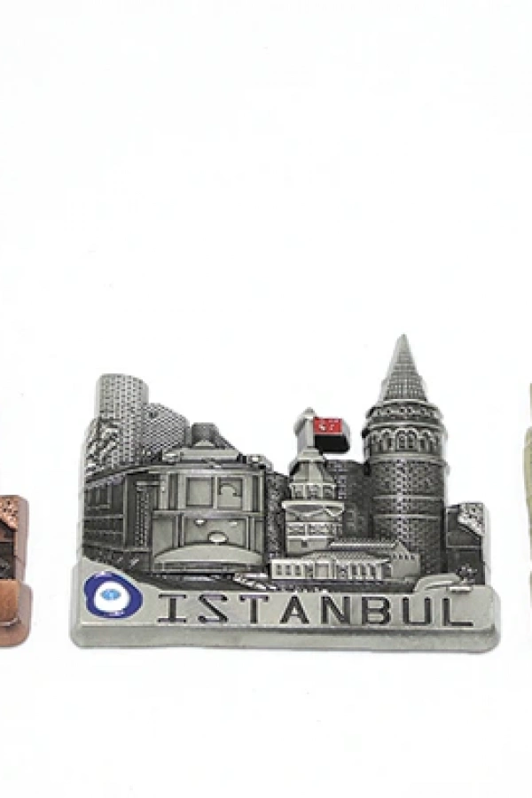 Metal İstanbul Temalı Yöresel Magnet Model 3