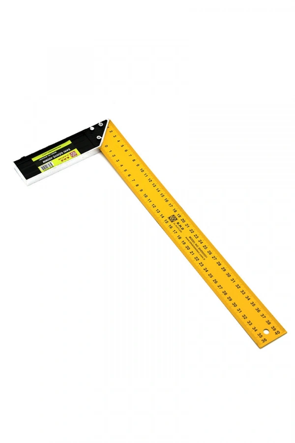 Metal Masa Gönyesi - 40 cm - Sarı Renk