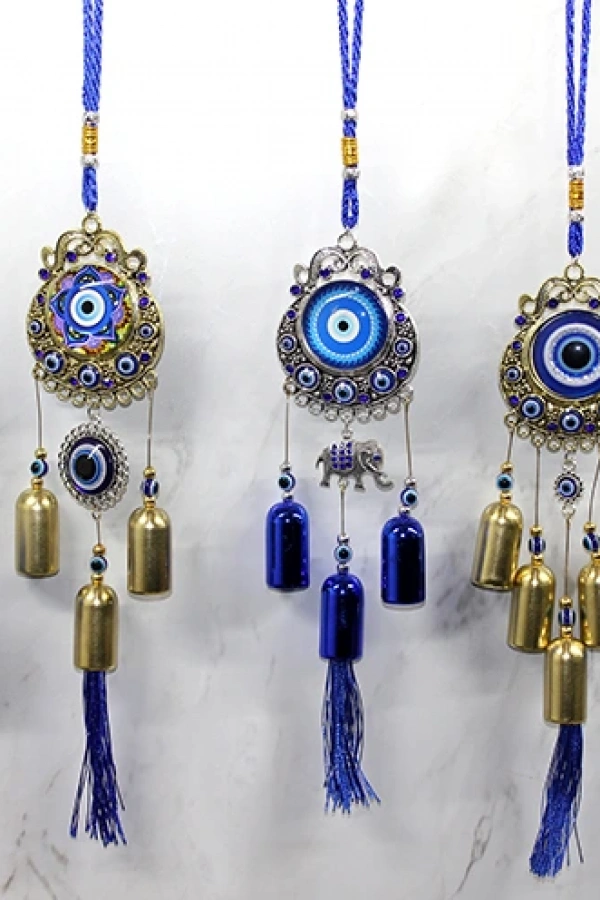 Metal Nazar Boncuğu Çan Model 1