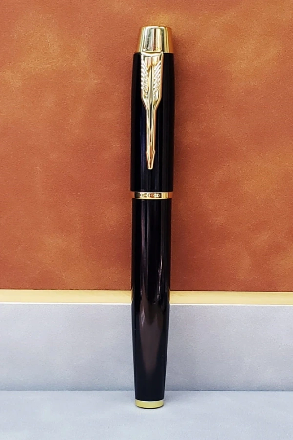 Metal Siyah Roller Tükenmez Kalem