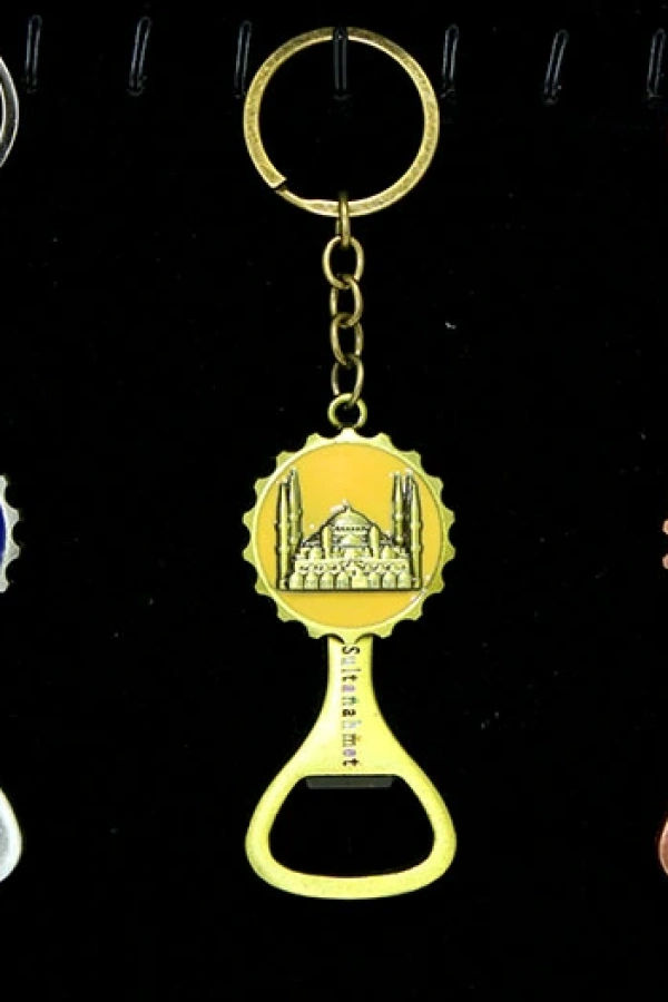 Metal Sultanahmet Anahtarlık Ve Açacak Model 2