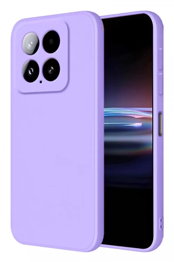Mi 14T Pro Kılıf Nano içi Kadife Silikon - Lila