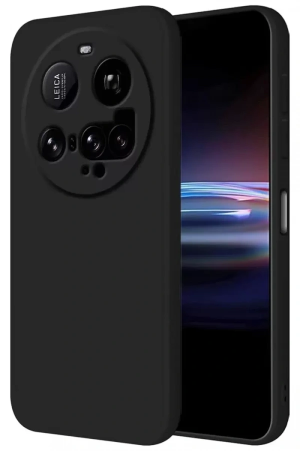 Mi 15 Ultra Kılıf Nano içi Kadife Silikon - Siyah