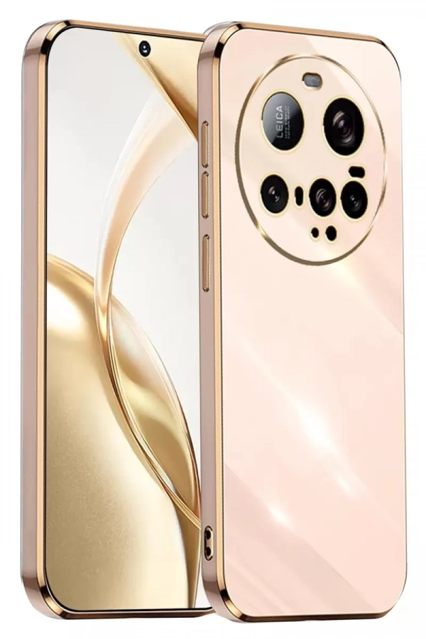 Mi 15 Ultra Kılıf Volet Silikon - Pembe