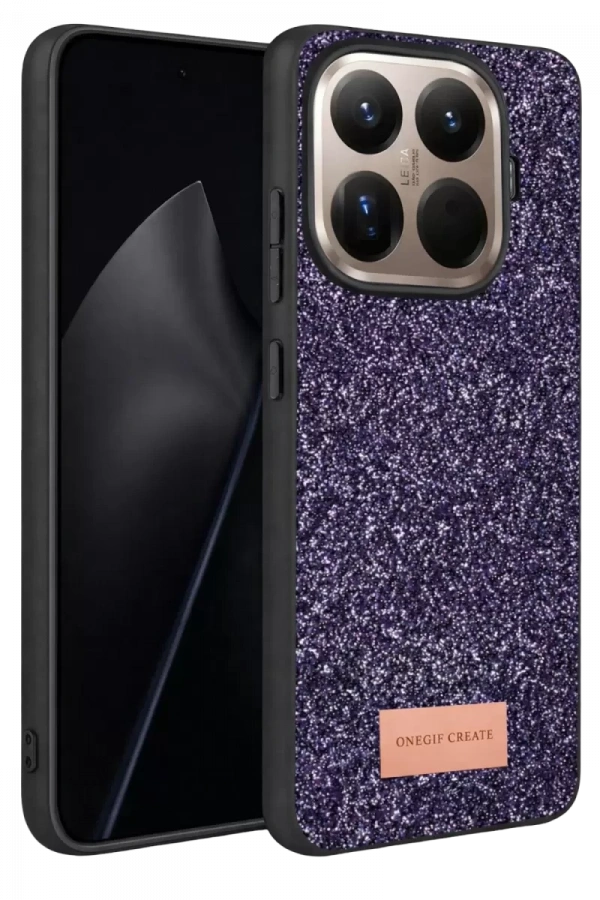 Mi 15T Pro Bright Simli Kapak - Derin Mor