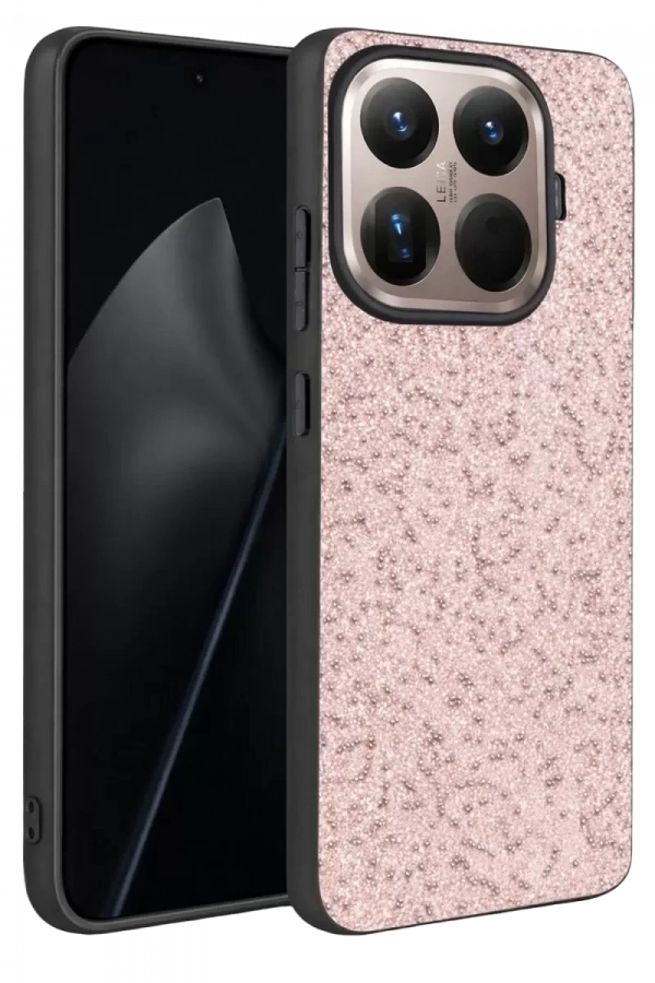 Mi 15T Pro Bright Simli Kapak - Pembe