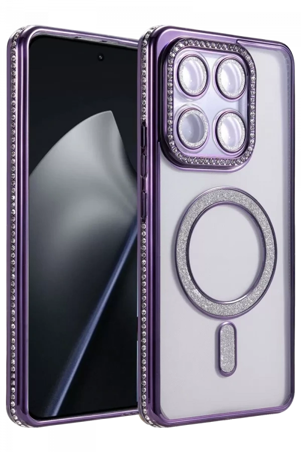 Mi 15T Pro Joke Simli Magneticsafe Kılıf - Derin Mor