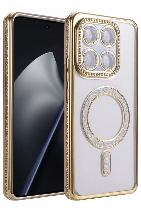 Mi 15T Pro Joke Simli Magneticsafe Kılıf - Gold