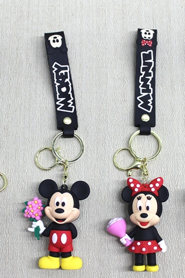 Mickey - Minnie Mouse Silikon Anahtarlık