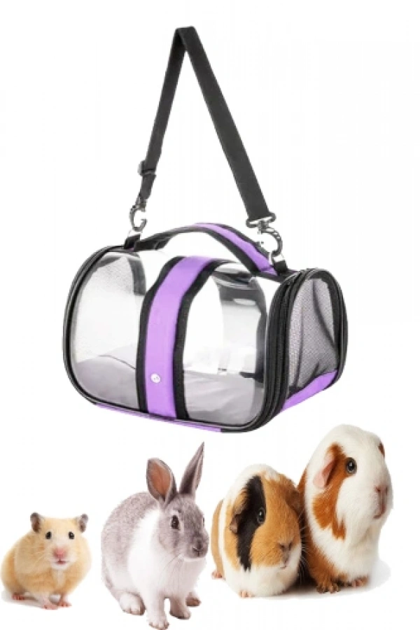 Mikopet Hamster Taşıma Çantası Mor