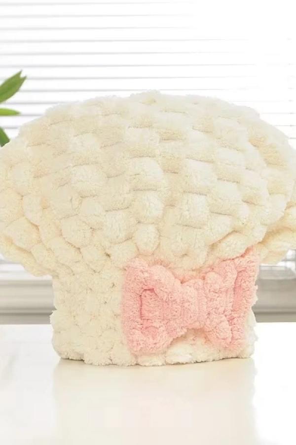 Mikrofiber Örgü Saç Kurutma Bone Havlu