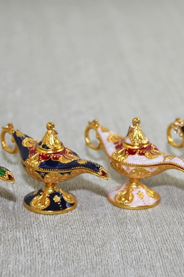 Mineli Metal Alaaddin Lambası Model 7