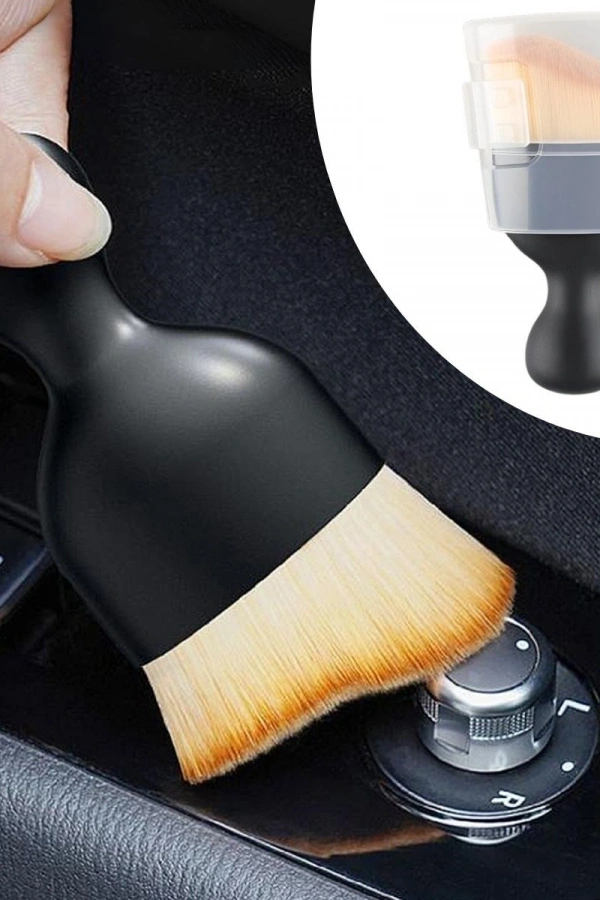 Mini Araç İçi Temizlik Fırçası Yumuşak Kıllı