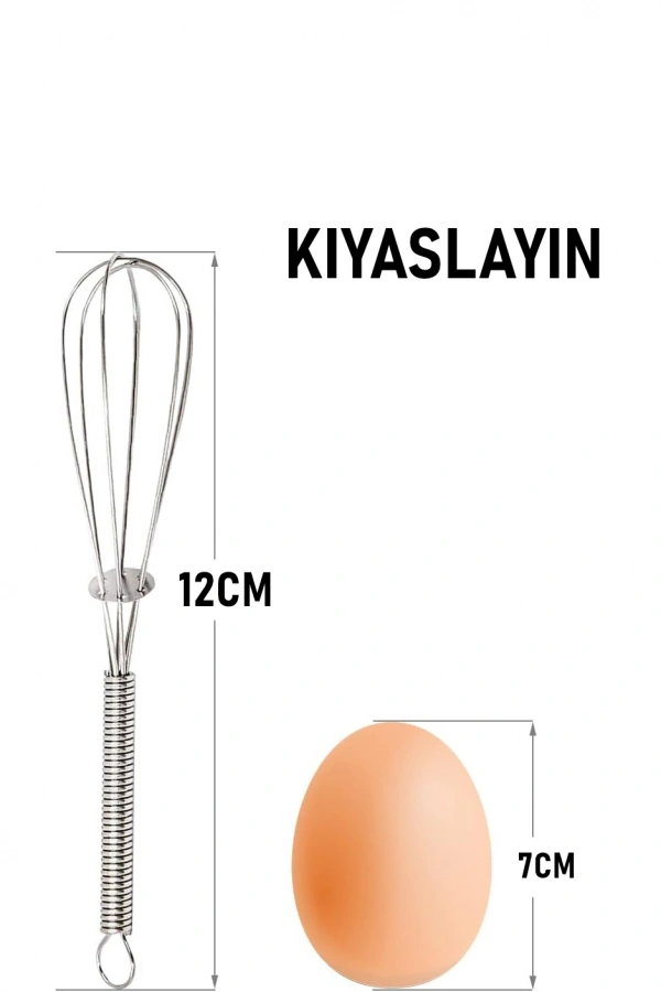 Mini Çırpıcı Çelik 6 adet