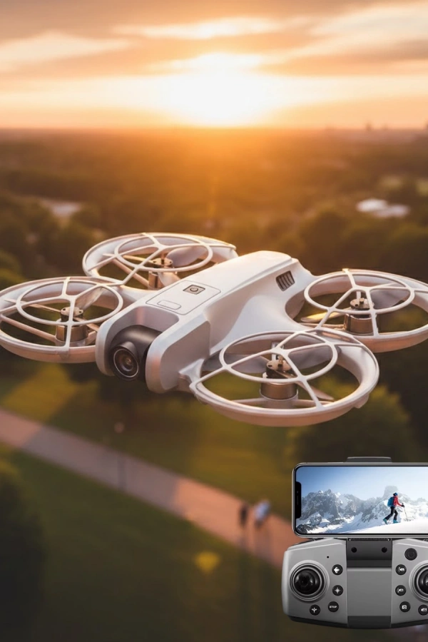 Mini Drone Kameralı Headless Mod LED Işıklı Akıllı Uçuş Sistemi