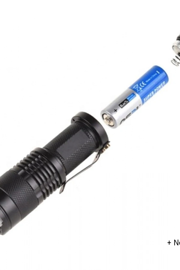 Mini Güçlü Şarjlı Pilli EL Feneri Watton Wt-304