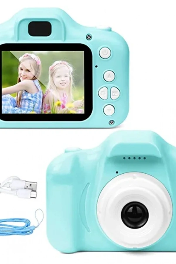 Mini Kamera Fotoğraf Makinesi Mavi