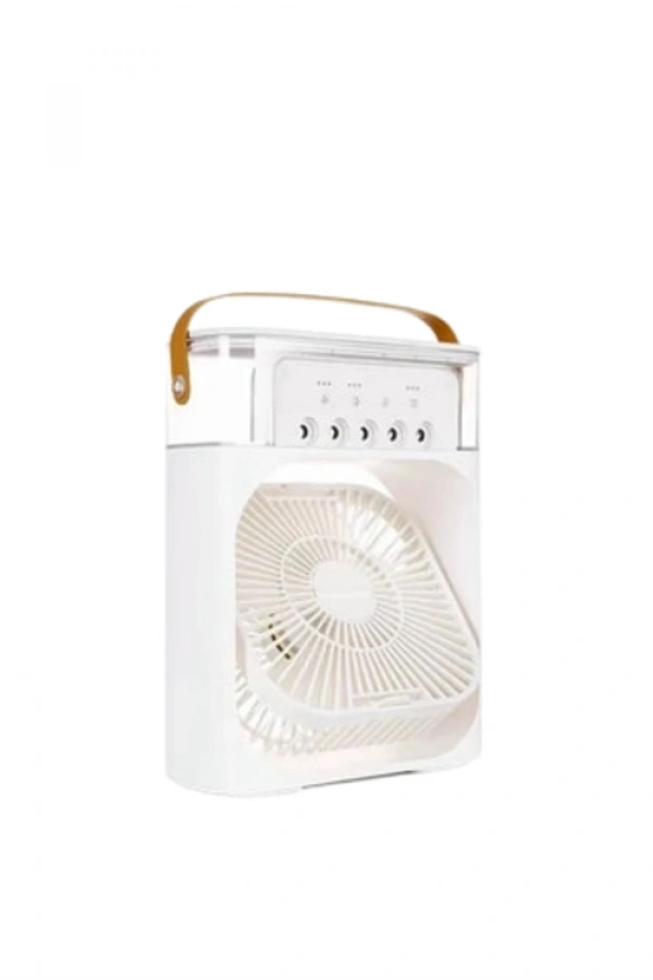 Mini Klima Fan | USBli, 7 Renk Gece Işığı, 3ü 1 Arada Fonksiyon