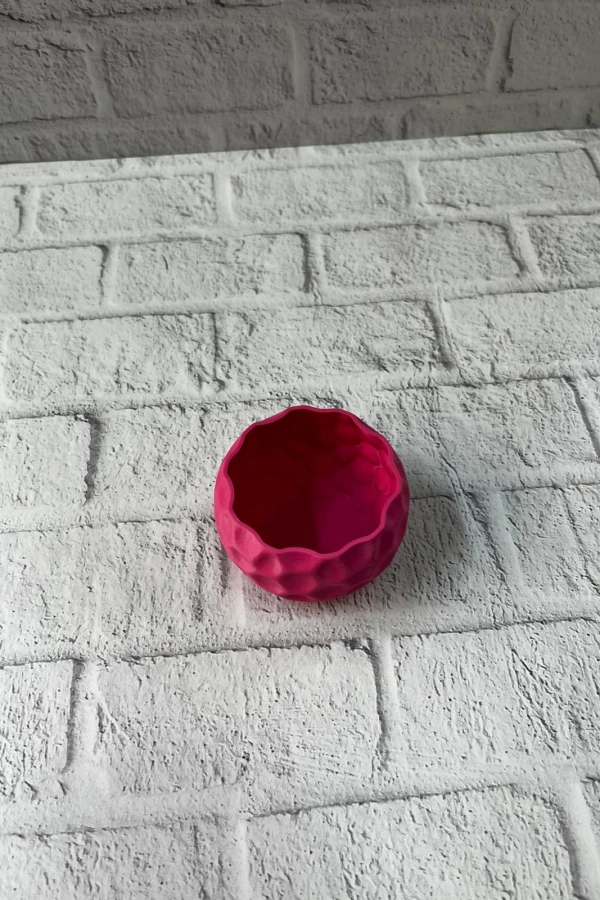 Mini Mor Dekoratif Saksı 5 cm Modern Masaüstü Bitki Saksısı