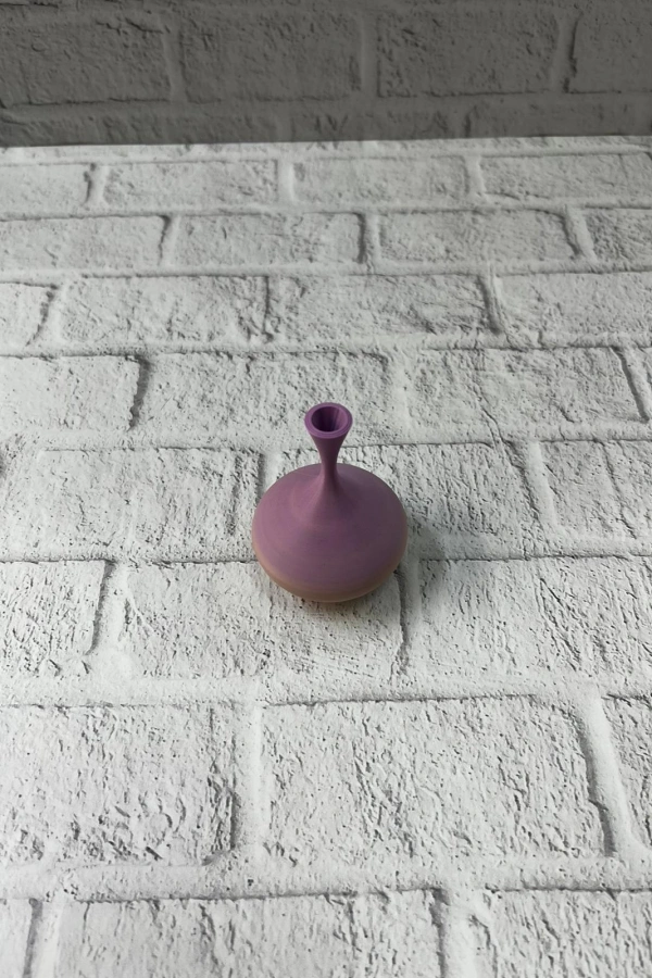 Mini Rainbow Dekoratif Vazo 8 cm Renk Geçişli Modern Tasarım
