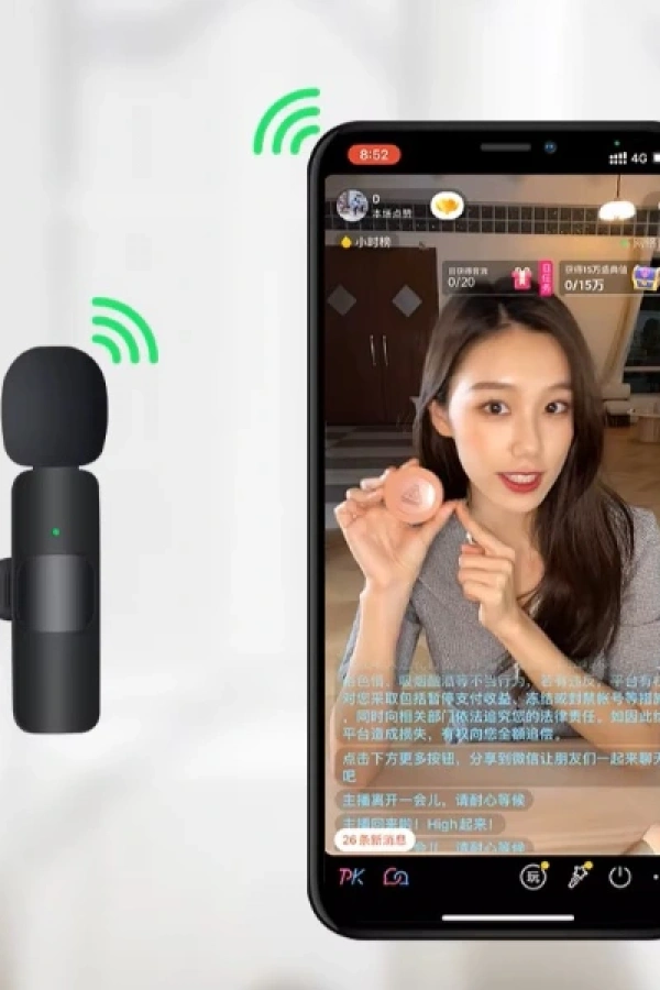 Mini Yaka Mikrofonu Type-C Uyumlu