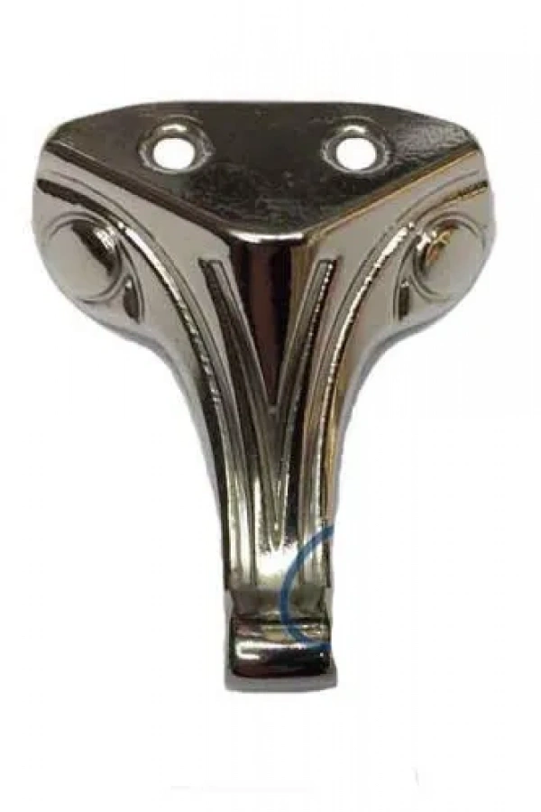 Moda Ahşap Sandık Ayağı, Kutu Ayak 3,5 cm - Nikel, 50 Adet