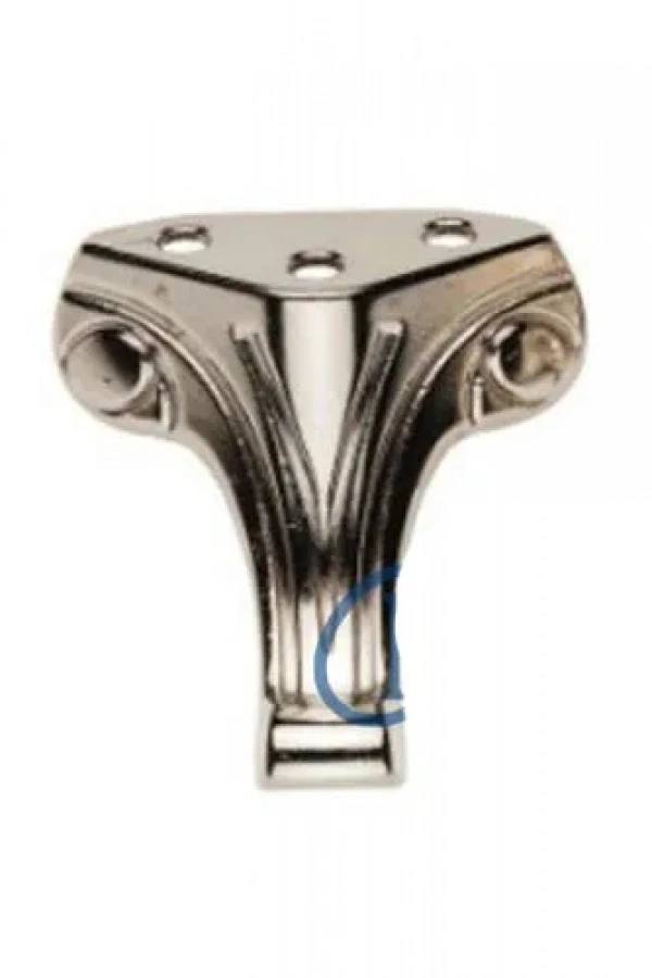 Moda Ahşap Sandık Ayağı, Kutu Ayak 4,5 cm - Nikel, 50 Adet